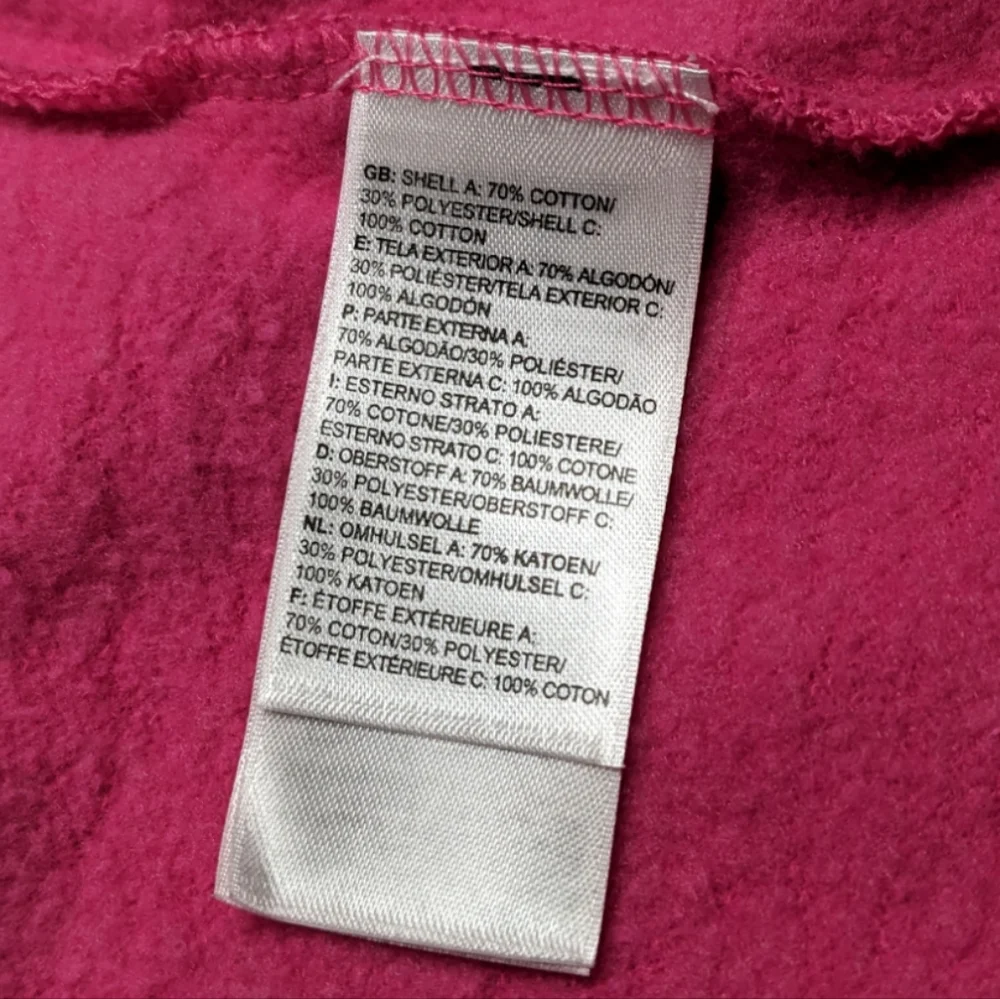 The North Face Women's Medium Half Dome Hot Pink & Navy Full Zip Hoodie NWT - Picture 6 of 14